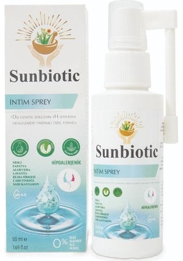 Sunbiotic İntim Sprey 50 ML