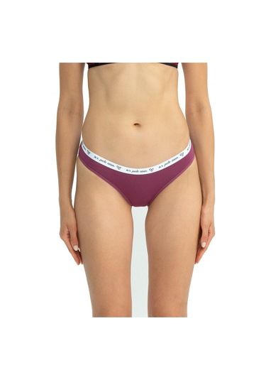 U.s Polo Assn. 66436 Kadın Karışık Desen Pamuklu 3'lü Slip Külot-gülkurusu Gül Kurusu