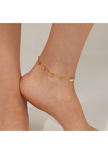 Sones Opk Gz189 Paslanmaz Çelik Yusufçuk Kolye Bileklikleri Altın