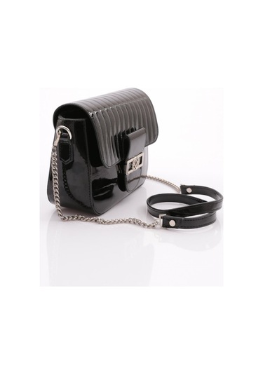 Dgn 3009-2168 Kadin Zincirli Omuz Askili Çanta 3009-2168-R1645 Siyah