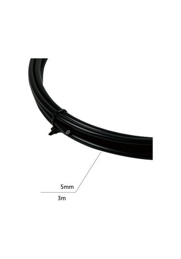 Geeroyoo Shımano M315 335 395 615 Uyumlu 3 Metre Bh90 Yağ Hortumu Seti, 5 Adet Zeytin Başlığı İle Siyah