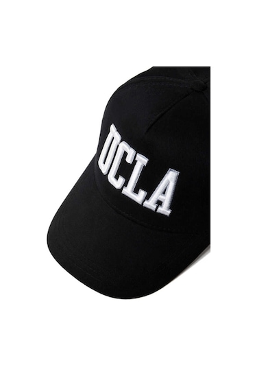 Ucla Ranch Siyah Baseball Cap Nakışlı Unisex Şapka Siyah