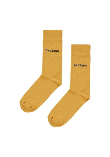 Bad Bear 18.01.02.023-c25 Solid Tall Erkek Çorap Sarı