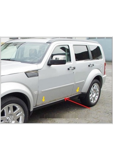 Ebal Otomotiv Dodge Nitro Krom Yan Kapı Çıtası 4 Kapı 2007 Üzeri P. Çelik