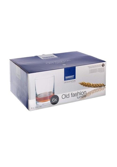 Banquet Crystal By Bohemia 6 Adet Viski Bardağı - 320 ML