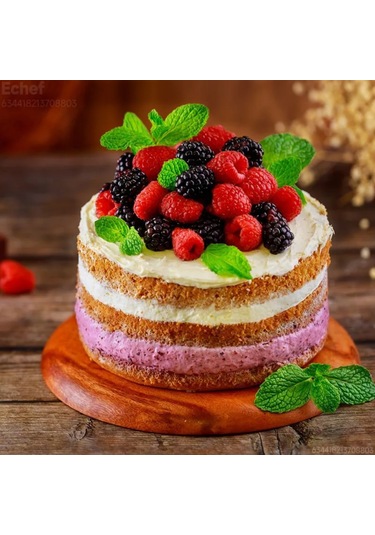 Kangvka 14cm Çift Kamera Silikon Pasta Kalıbı - Fırın/donuk Uyumlu, Lezzetli Pasta/mousse Hazırlama, Kolay Temizleme KIrmızı