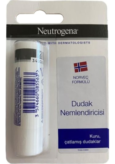 Neutrogena Norveç Formülü Çatlamış Kuru Dudaklar için Dudak Bakım Kremi
