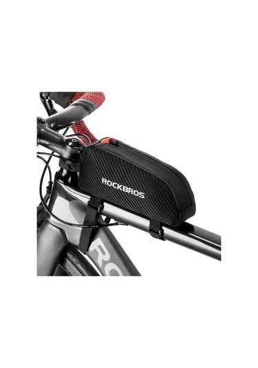 Jeemson Bisiklet Ön Çerçeve Çantası - Su Geçirmez, Dayanıklı, 1l Kapasiteli Siyah