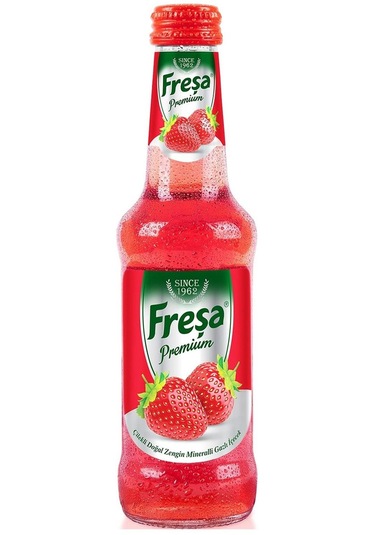 Freşa Premium Çilekli Vitaminli Maden Suyu 250 Ml X 24 Adet