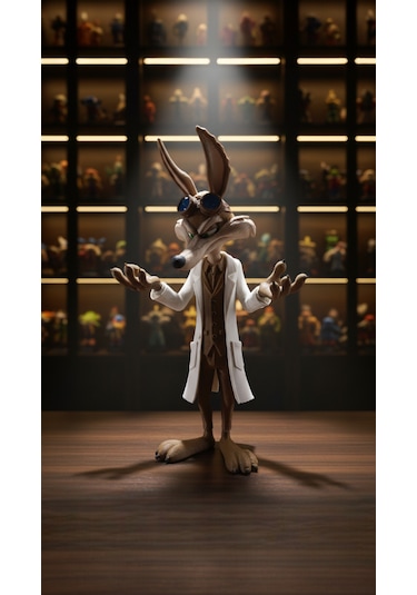 Wile E. Coyote Ve Road Runner "dahi Profesör" Koleksiyon Figür Seti