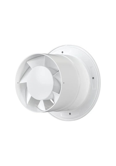 Ayas RF 5S Klapeli Yuvarlak Banyo Fanı 12.5 CM Beyaz