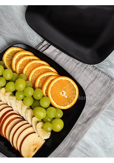 Al' Ternatıva 25 Parça Plastik Yemek Tabağı Seti 203018689 Siyah