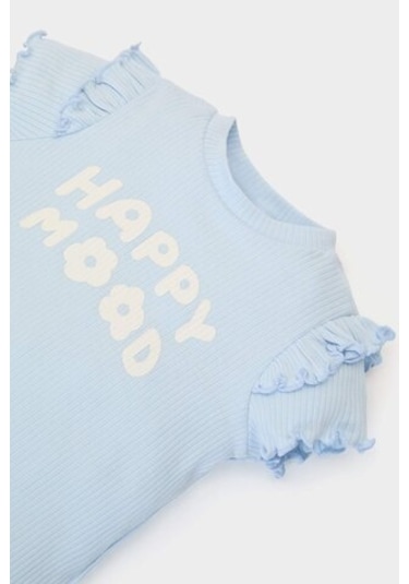 DeFacto Kız Bebek 2'li Takım Baskılı Kısa Kollu Fitilli Kaşkorse Tişört Beli Lastikli Alt A0457A525SMBE343 Mavi DeFacto Kız Bebek 2'li Takım Baskılı Kısa Kollu Fitilli Kaşkorse Tişört Beli Lastikli Alt A0457A525SMBE343 Mavi