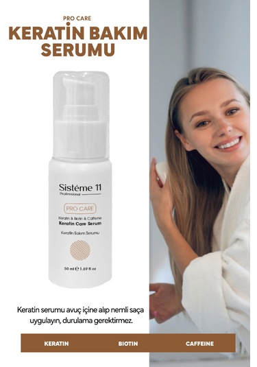 Sistéme 11 Keratin Bakım Serum 50 Ml