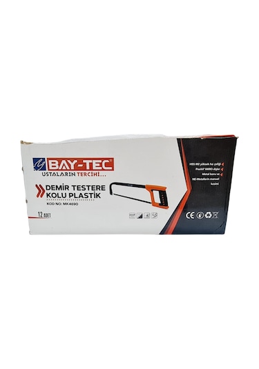 Bay-tec Plastik Kollu Demir Testere 2 Adet