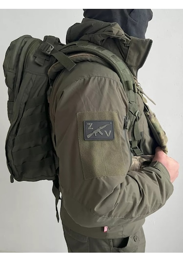 Tactochno Pvc Şerit "z Ve V Ak-47" Siyah Arka Plan 220523661