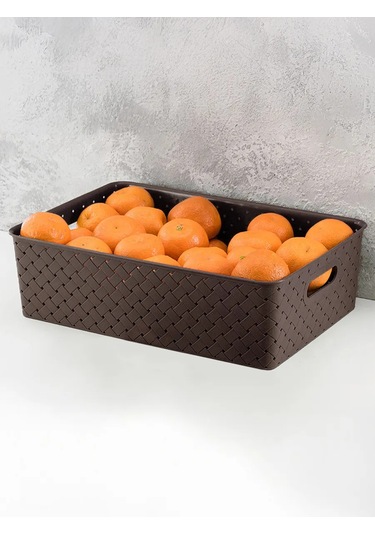 El Casa Depolama Sepeti 2 Adet, 7,5 L 19869372 Koyu Kahverengi