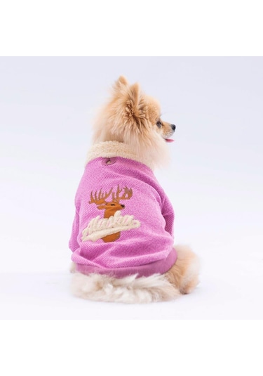 Pawstar Pembe Alaska Esnek, Küçük Irk Köpek Trikosu