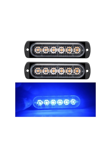 Suofeng 12-24v Led Acil Durum Işıkları - 16 Modlu, Su Geçirmez, 50.000 Saat Ömürlü Siyah