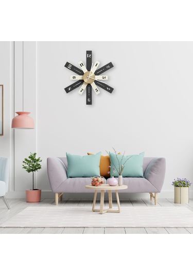 Suntek Modern Duvar Saati Sessiz Minimalist İç Koyu-yeşil Koyu Yeşil