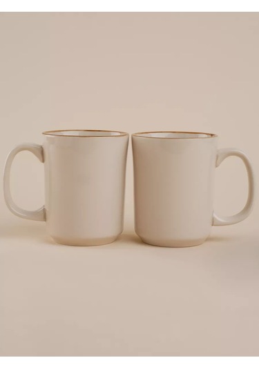 Sl Home Çay Ve Kahve Kuppaları 2 Adet 400 Ml "ligero" Porselen 200473606 Kahverengi