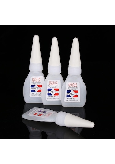 3 Adet 502 Süper Yapıştırıcı Anında Saniye Kuruma Japon 20g Hızlı Güçlü Yapışkan Ofis Malzemeleri Deri Cam Metal Çok Dayanıklı