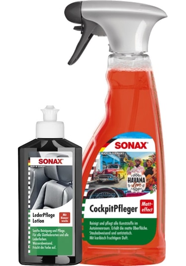 Sonax Deri & Vinil Döşeme Araç Temizleme ve Bakım Seti (Yeni Araç