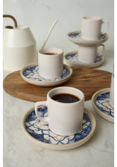 Keramikawave Flow Nordic Kahve Takımı 12 Parça 6 Kişilik 22750-51