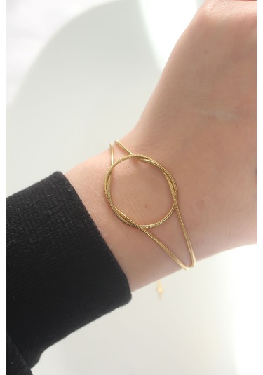 Ezoconcept 316l Çelik Gold Renk Düğüm Model Bileklik Çok Renkli