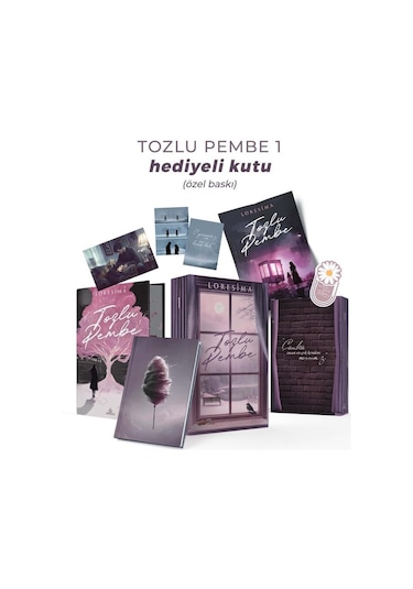 Tozlu Pembe 1 Ciltli Yan Boyamalı Kutu