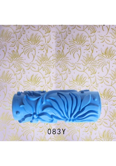 Homyl 5 '' Kabartmalı Desen Boya Rulosu Dıy Duvar Boyama 13