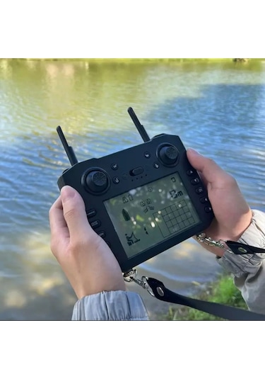 Sazan (YEMLEME TEKNE VE BOT)gps Model Oto Pilot Akıllı Kumanda Son Versiyon Tekne Siyah
