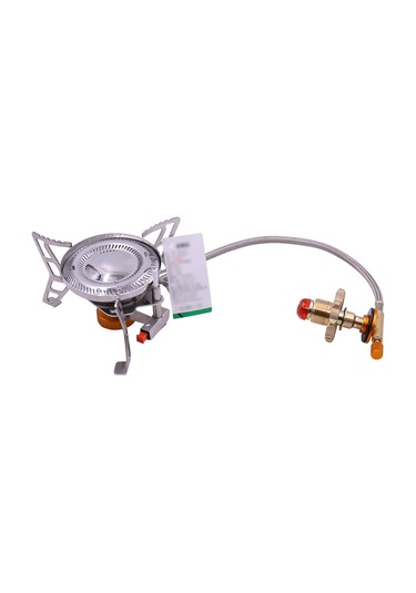 Teltree Kamp Ocağı Bağlantı Hortumu - Tüpten Ocağa Güvenli Ve Pratik Gaz Adaptörü Gümüş