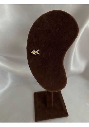 Kadın Ok Model 8 Bar Cerrahi Çelik Piercing Tragus Helix Kıkırd Altın