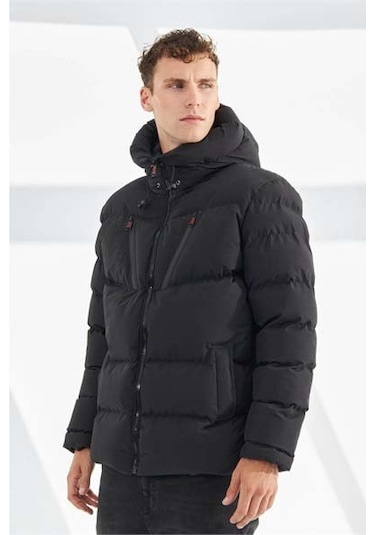 Delpino Siyah Erkek Mont 2183 Siyah