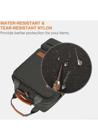 Fastbuy Dış Mekan Seyahati İçin 3'lü Set: Dikişli Laptop Sırt Çantası, Orta Çanta, Küçük Cep - Mavi Mavi MAVİ