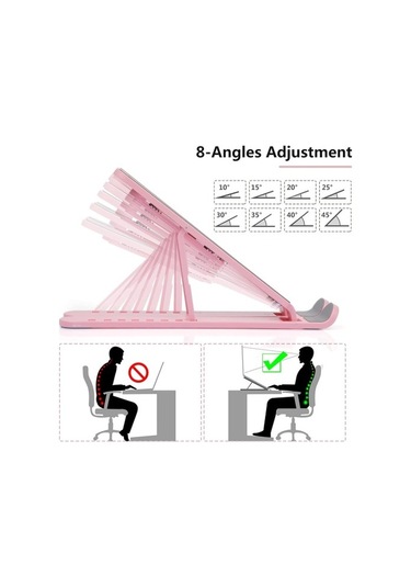 Büro Ev Ofis Bilgisayarı İçin 7 Kademe Ayarlanır Dizüstü Notebook Laptop Standı