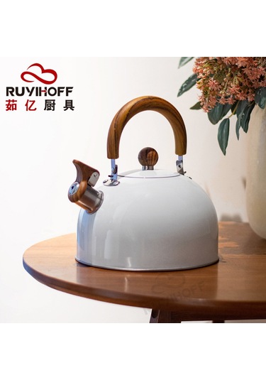 Youtek 3l Beyaz Çay/kahve Kaynar, Çınlama Fonksiyonu, Ahşap Desenli Kollü, Dayanıklı Ev Aletleri, Ev Kullanıma Ideal Diğer