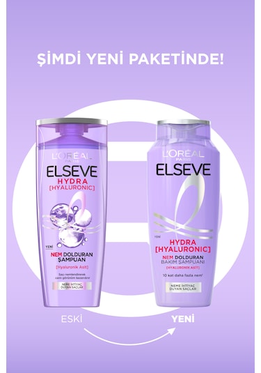 Elseve Hydra Hyaluronic Nem Dolduran Bakım Şampuanı 300 ML