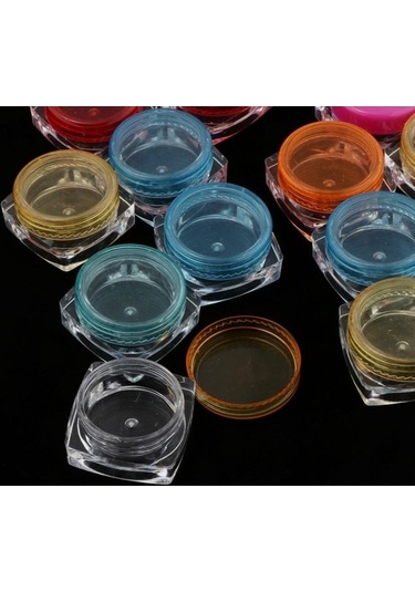 Pazly Suntek Parça Örnek Makyaj Kozmetik Kavanoz Doldurulabilir 20 Ll Altın