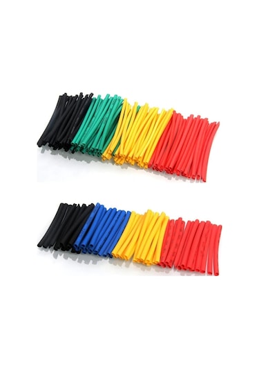 Isıyla Daralan Makaron Kablo Seti 328 Parça Kablo Tamir Kiti