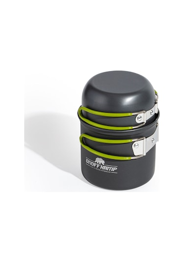 Kamp Tencere Seti 1-2 Kişilik Kamp Potu Çok Renkli