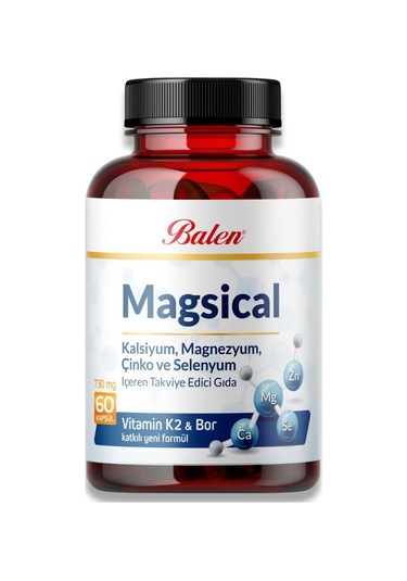 Balen Magsical 730 Mg Bitkisel Takviye Edici Gıda  2 x 60 Kapsül