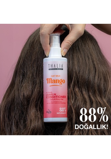 Thalia Yulaf Sütü & Mango Özlü Kıvırcık & Kabarık Saçlara Özel Sıvı Bakım Kremi 200 ML