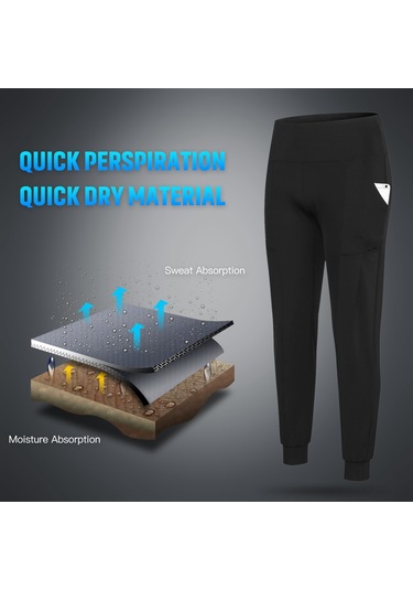 Geeroyoo Kadın Spor Taytı - Nefes Alabilen, Esnek Ve Cep Fonksiyonlu Yoga Pantolonu Gri