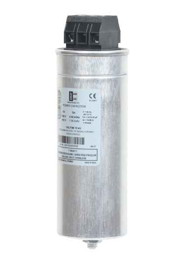 Ekon 0.25 Kvar 230 V Monofaze Silindir Kondansatör Tamer