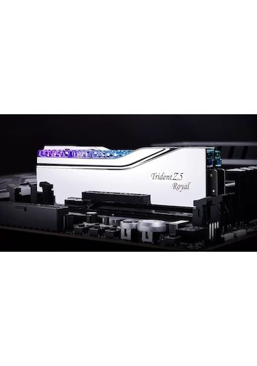 Gskıll Trident Z Royal Silver Rgb 48gb 2x24gb 8400mhz Cl40 Ddr5 Abab35gsı0002