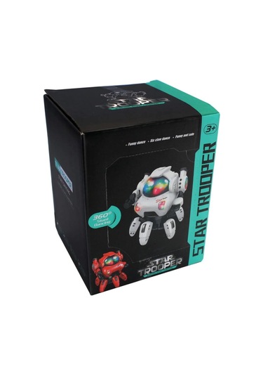 Işıklı Ve Sesli 360° Dönen Yıldız Asker Robot