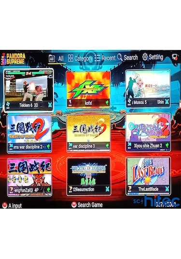 Schitec 4k Arcade Station 3d Supreme 8000 Oyunlu Tv Baglanan Atari Makinası