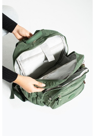 Orta Boy Sırt Çantası Ultra Hafif Çok Cepli Unisex Yeşil Model: 571-3j - Yeşil